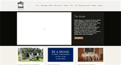 Desktop Screenshot of mepkinabbey.org