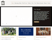 Tablet Screenshot of mepkinabbey.org